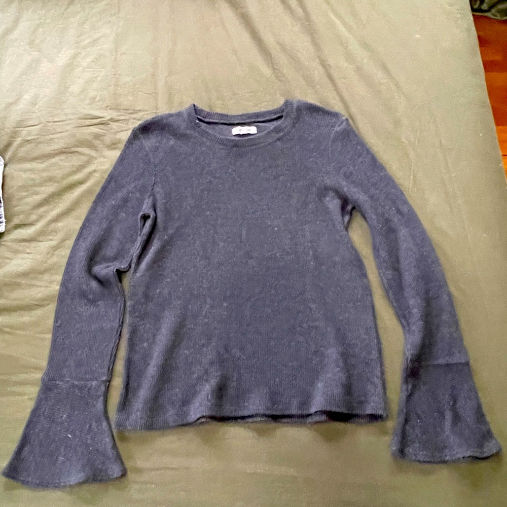 MADEWELL- dark grey top.
